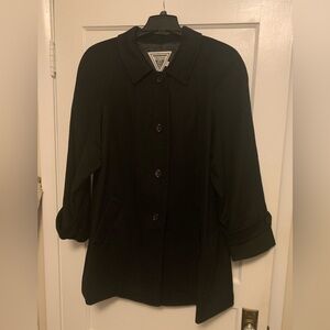 Vintage 1990’s 100% Cashmere Black Marvin Richard’s Coat size 18W EUC